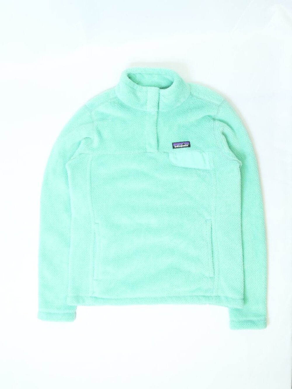 Women's Patagonia Teal Fleece Pulover Size M